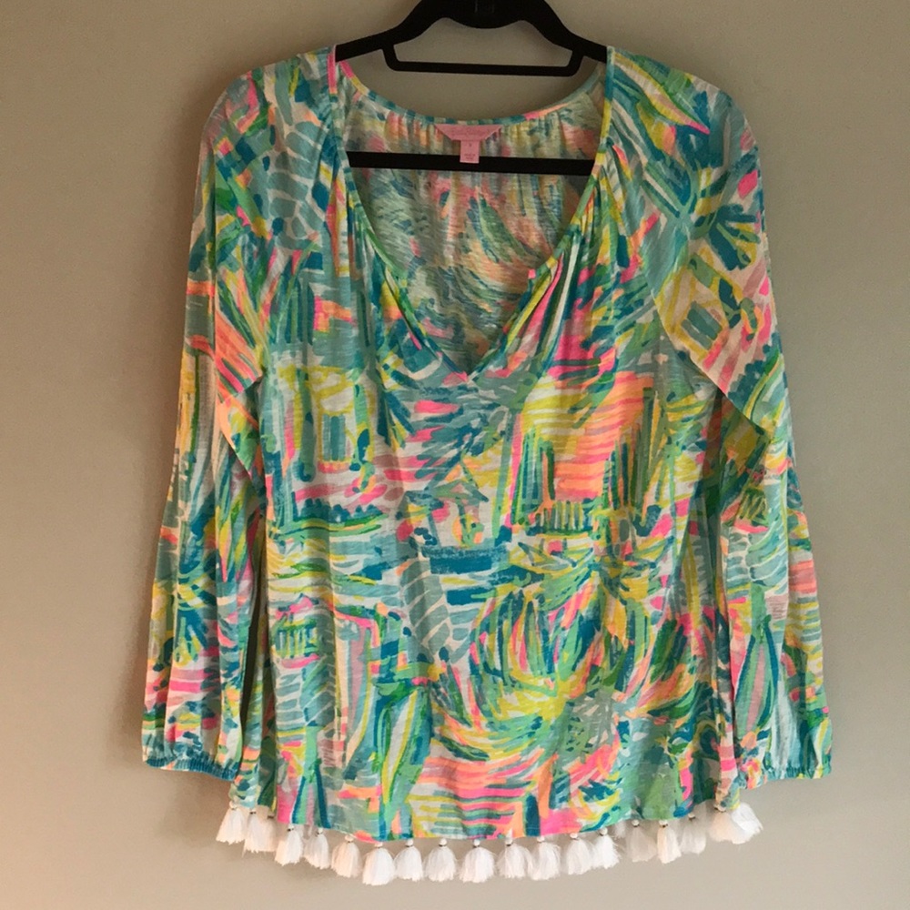 Lilly Pulitzer “Sea Salt and Sun” Linzy Top